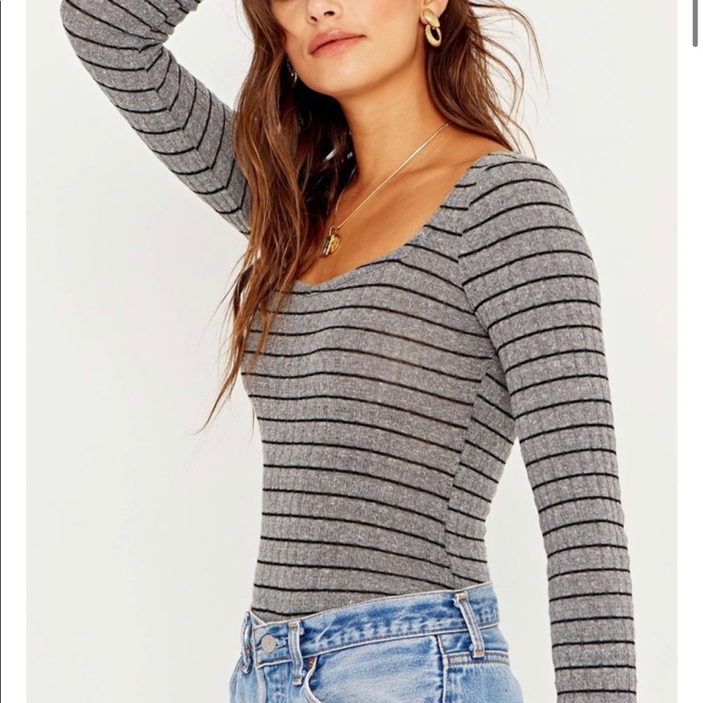 Project Social T Kimora Sweetheart Long Sleeve SZ L